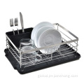 1 Tier 201 Stainless Steel Dish Rack Durable Using Stainless Steel Dish Drainer Factory